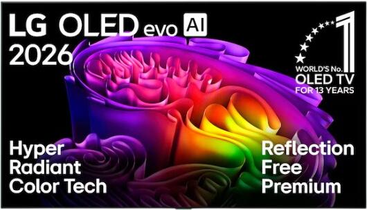 LG 65" OLED evo AI G6 4K Smart TV 2026 OLED65G68LW LG 65" OLED evo AI G6 4K Smart TV 2026 OLED65G68LW