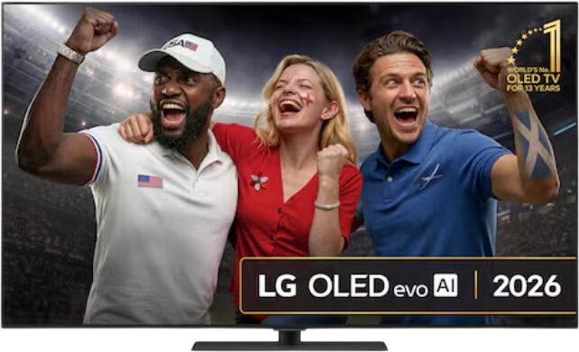 LG 65" OLED evo AI G6 4K Smart TV 2026 OLED65G66LS
