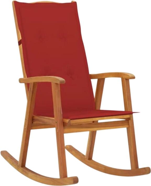 vidaXL Schaukelstuhl mit Auflagen Massivholz Akazie (3064185) vidaXL Schaukelstuhl mit Auflagen Massivholz Akazie (3064185)