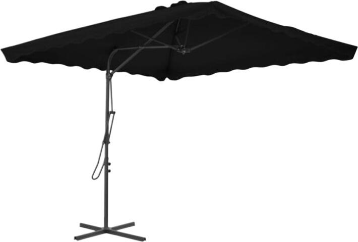vidaXL Sonnenschirm mit Stahl-Mast 250 x 250 x 230 cm (312516)