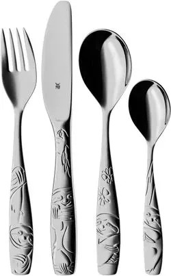 WMF Kinderbesteck-Set Faultier Tommi 4-tlg. (3201010286)