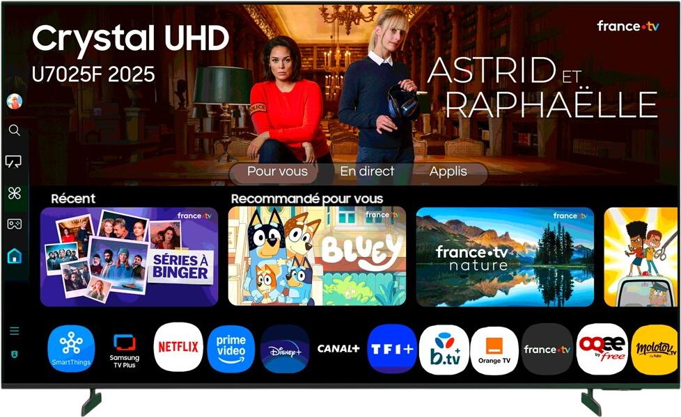Samsung 43" Crystal UHD U7025F 4K Smart TV TU43U7025FK