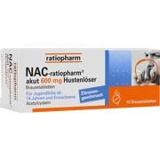 Ratiopharm NAC AKUT 600 HU, 10 Brausetbl. (N1) 600