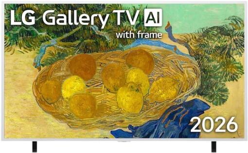 LG 65" Gallery TV AI mit Rahmen LX7 4K ART TV 2026 65LX7B6LA