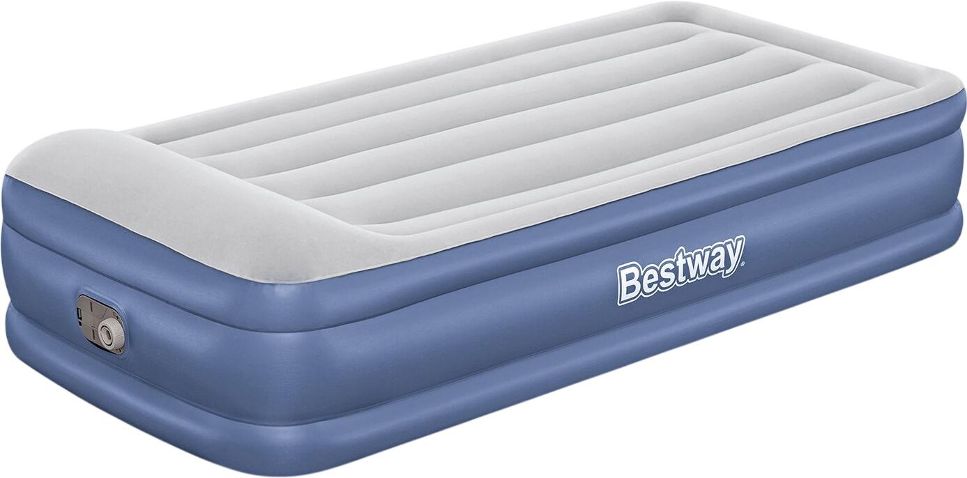 Bestway TriTech Single-Luftbett mit integrierter Elektropumpe 191 x 97 x 46 cm (67628_26)