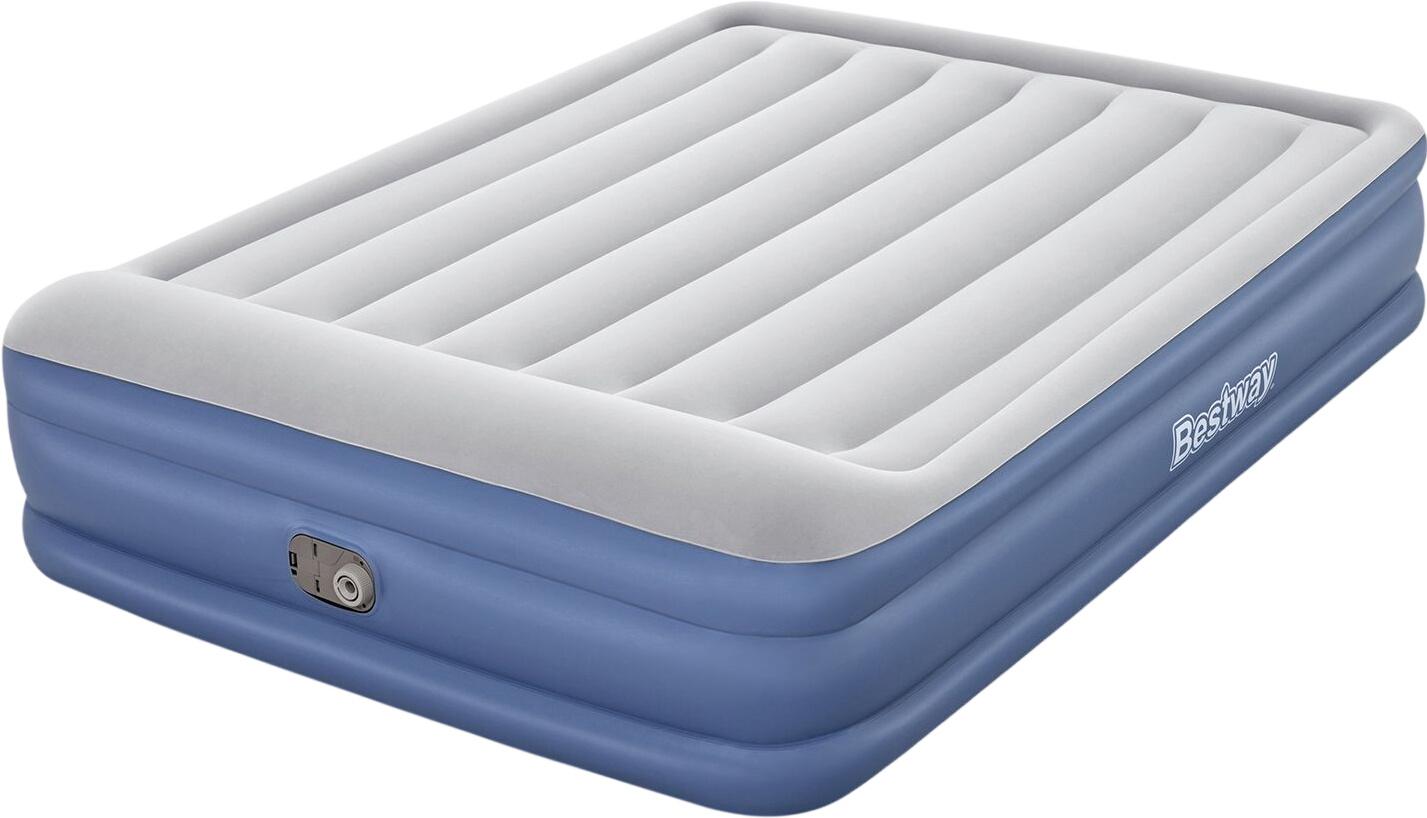 Bestway TriTech Doppelluftbett mit integrierter Elektropumpe 203 x 152 x 46 cm (67630_26)