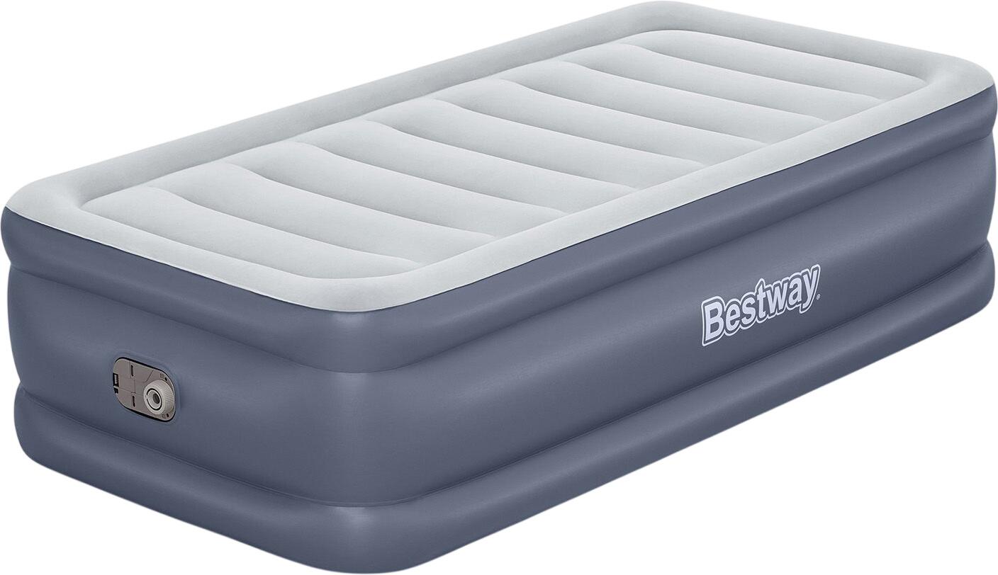 Bestway TriTech Single-Luftbett mit integrierter Elektropumpe 191 x 97 x 51 cm (6713G_26)