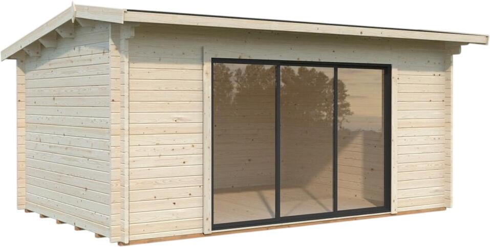 Palmako Ines 13,7 m² Slide Plus naturbelassen