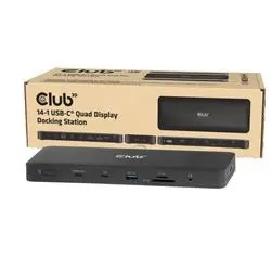 Club 3D 14-in-1 Quad-Display-Dockingstation (CSV-2540)