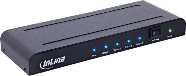 Inline HDMI Splitter/Verteiler 4-fach (65010K)