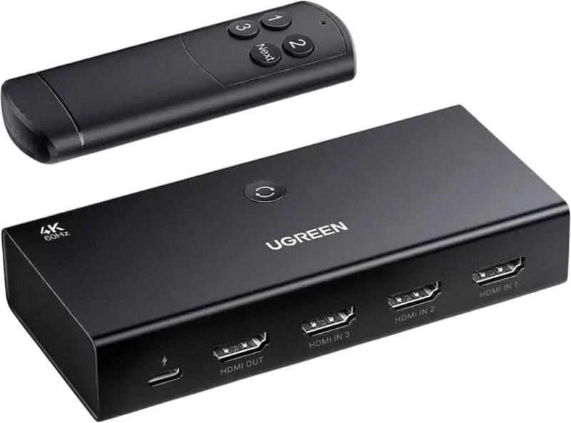 UGREEN HDMI Switch 3 in 1 Out (55857)