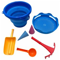 Schildkröt 7in1 Sand Toys Falteimer Set