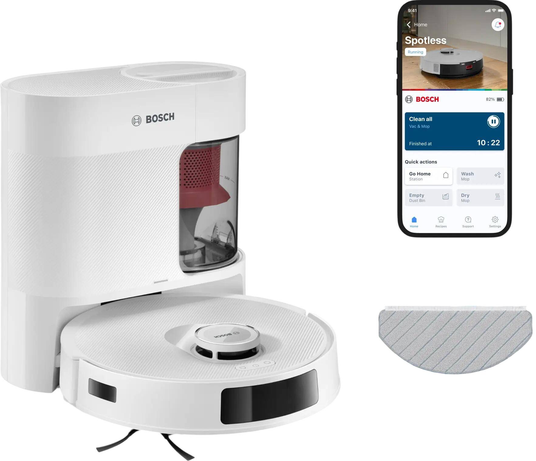 Bosch Spotless Advanced+ BCRD2W
