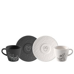 Villeroy & Boch Manufacture Mickey Mouse Espressotasse mit Untertasse 4-tlg. (1047198520)