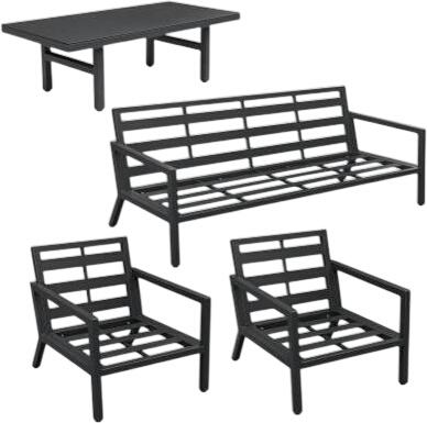 Brast Alu Gartenmöbel Lounge Set ADRIA Casa (5006000964)