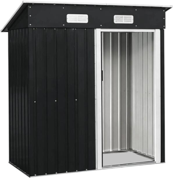Brast Metall Gerätehaus mit Pultdach 163x89x180 (1004326001)