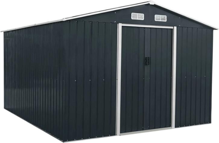 Brast Metall Gerätehaus mit Satteldach 278x259x192 (1004328004)