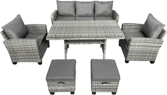 Brast Polyrattan Garten Sitzgruppe DELIGHT-7 (1004169001) Brast Polyrattan Garten Sitzgruppe DELIGHT-7 (1004169001)