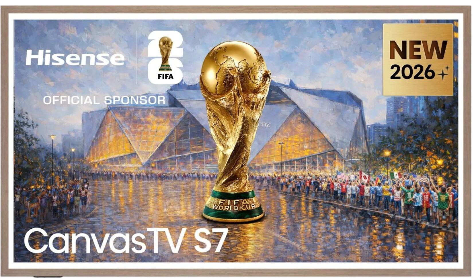 Hisense 55" S7DS Canvas TV 4K 144 Hz 55S7DS