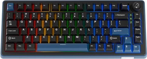 Ducky OK-M Black and Blue 75% US (DKOKM2583-KWUSPDCOCH1)