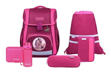 McNeill Bravo Berry Schulranzen Set 9-tlg.