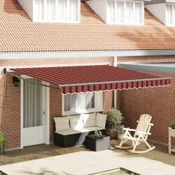 vidaXL Ausziehbare Markise 400 x 350 cm (3330737)