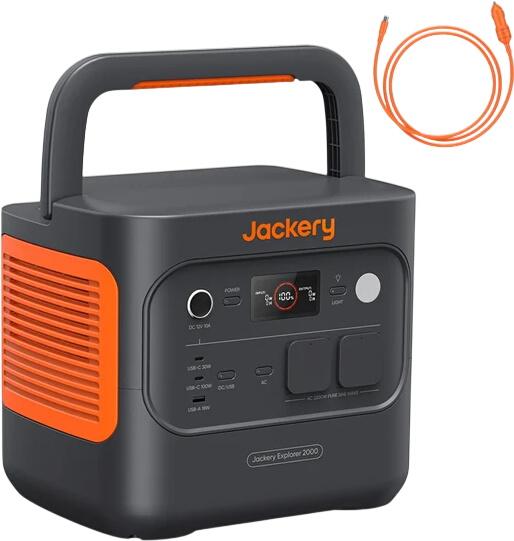 Jackery Explorer 2000 v2 mit Kfz-Ladekabel Jackery Explorer 2000 v2 mit Kfz-Ladekabel