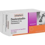 Ratiopharm Desloratadin-ratiopharm 5 mg Filmtabletten 100 Stück (N3) Ratiopharm Desloratadin-ratiopharm 5 mg Filmtabletten 100 Stück (N3)