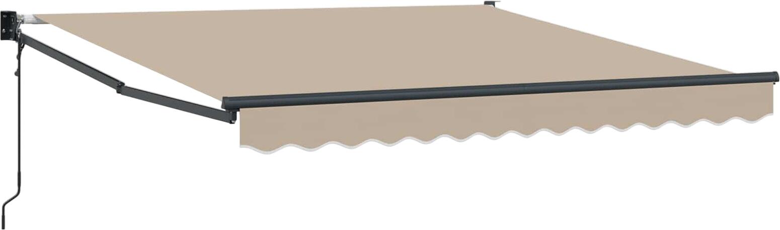 vidaXL Ausziehbare Markise Beige 350 x 250 cm (3330350)