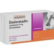 Ratiopharm Desloratadin-ratiopharm 5 mg Filmtabletten 50 Stück (N2) Ratiopharm Desloratadin-ratiopharm 5 mg Filmtabletten 50 Stück (N2)