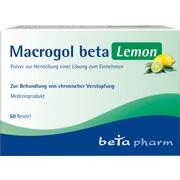betapharm Arzneimittel Macrogol beta Lemon Pulver 50 Beutel