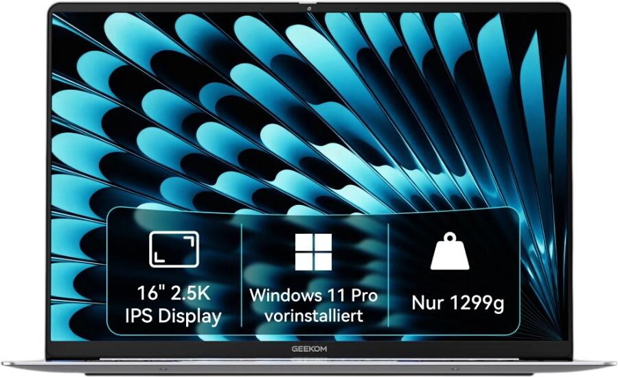 Geekom GeekBook X16 Pro (GBOOKX16PRONADPU9185H-161-DE)