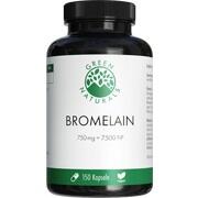 Heilpflanzenwohl GmbH GREEN NATURALS Bromelain 750 mg Kapseln 150 Stück