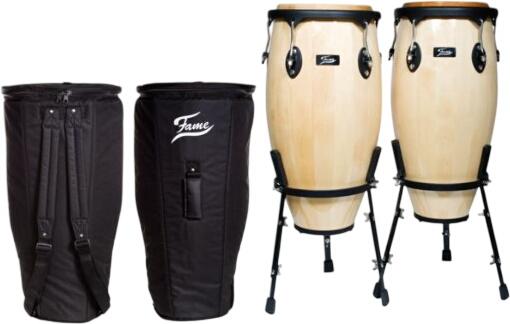 Fame Conga Set inkl. Taschen + Handtuch (DRU031)