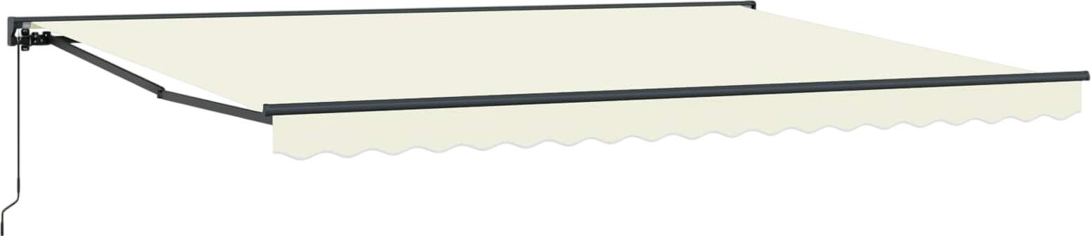 vidaXL Manuell einziehbare Markise 4,5 x 3,5 m (3420459)