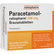 Ratiopharm PARACETAMOL-ratiopharm 500, 20 Brausetbl. (N2) 500 mg Ratiopharm PARACETAMOL-ratiopharm 500, 20 Brausetbl. (N2) 500 mg