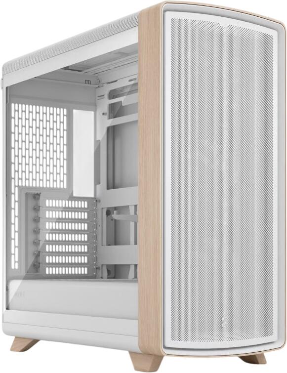 Fractal Design Summit Chalk White TG Clear