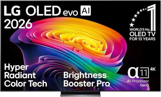 LG 83" OLED evo AI C6 4K Smart TV 2026 OLED83C67LA