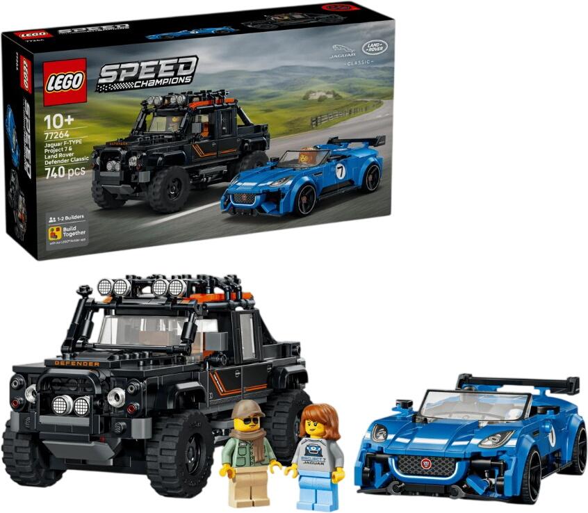 LEGO Speed Champions Jaguar Project 7 & Land Rover Defender (77264) LEGO Speed Champions Jaguar Project 7 & Land Rover Defender (77264)