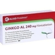 ALIUD Pharma Ginkgo AL 240 mg Filmtabletten 30 Stück