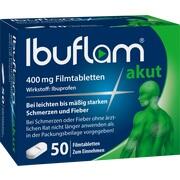 A. Nattermann & Cie. Ibuflam akut 400 mg Filmtabletten 50 Stück