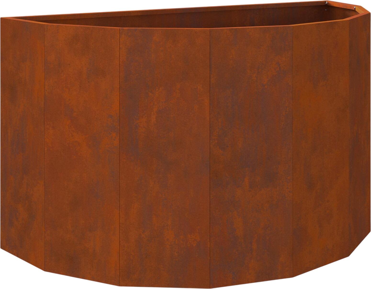 vidaXL Pflanzkübel Rostig 90 x 45 x 50 cm (883716)