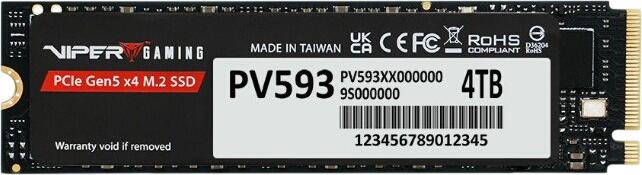 Patriot Memory Viper PV593 4TB (PV593P4TBM28H)