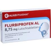 ALIUD Pharma Flurbiprofen AL 8,75 mg Lutschtabletten 24 Stück (N1)