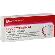 ALIUD Pharma Levocetirizin AL 5 mg Filmtabletten 20 Stück (N1)
