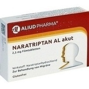 ALIUD Pharma Naratriptan AL akut 2,5 mg Filmtabletten 2 Stück (N1) ALIUD Pharma Naratriptan AL akut 2,5 mg Filmtabletten 2 Stück (N1)