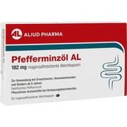 ALIUD Pharma Pfefferminzöl AL 182 mg magensaftresistente Weichkapseln 30 Stück (N1)