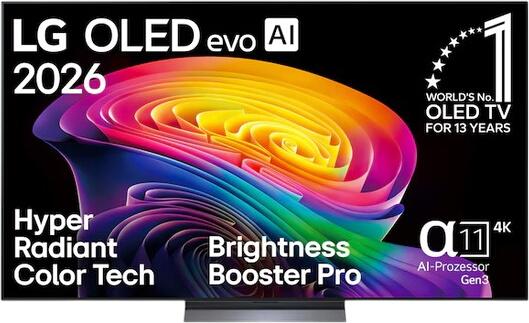 LG 77" OLED evo AI C6 4K Smart TV 2026 OLED77C69LB