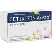 Aristo Pharma Cetirizin Aristo 10 mg Filmtabletten 100 Stück (N3) Aristo Pharma Cetirizin Aristo 10 mg Filmtabletten 100 Stück (N3)