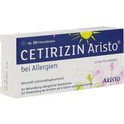 Aristo Pharma Cetirizin Aristo 10 mg Filmtabletten 20 Stück (N1) Aristo Pharma Cetirizin Aristo 10 mg Filmtabletten 20 Stück (N1)